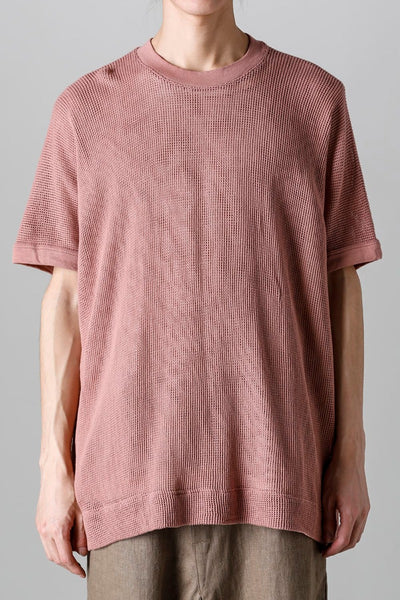 SS TEE Cotton Mesh OLD PINK - O PROJECT