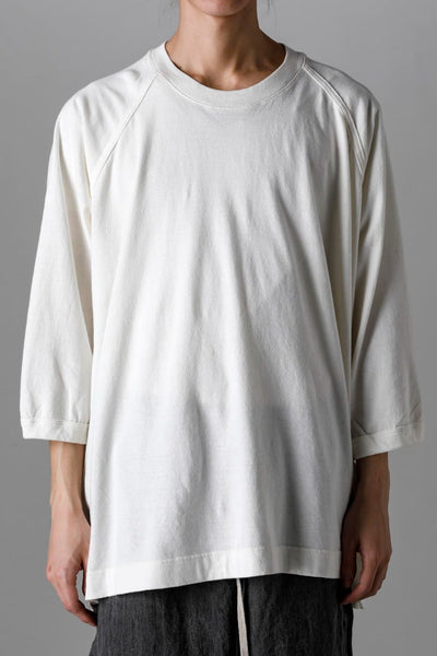 3/4 SLEEVE TEE Cotton Hemp Jersey KINARI - O PROJECT