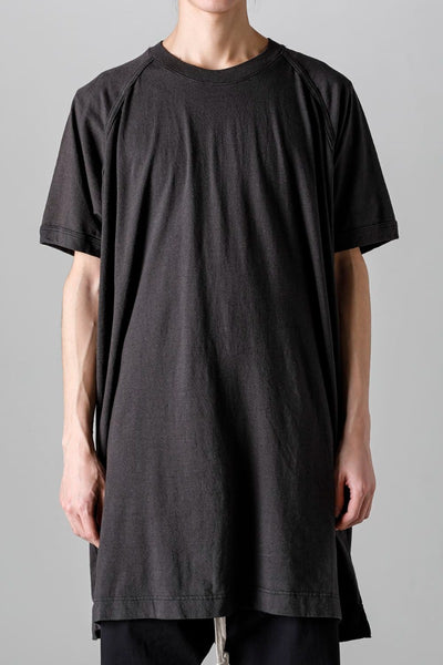 LONG TEE Cotton Hemp Jersey BLACK - O PROJECT