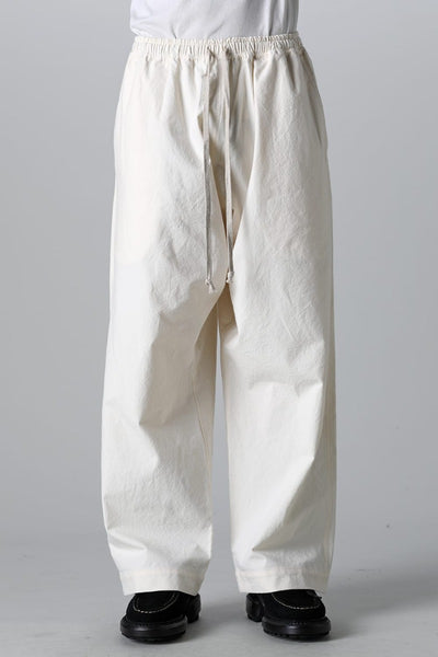 JOGGING TROUSERS Wrinkled Cotton Cloth Kinari - O PROJECT