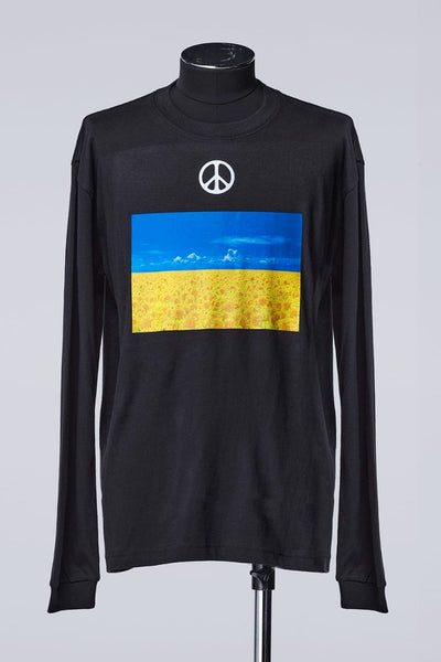 UKRAINE-CharityLongSleevesT-Shirt Black - THE ONENESS