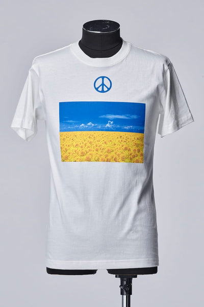 ウクライナ チャリティーTシャツ White - THE ONENESS - ザワンネス