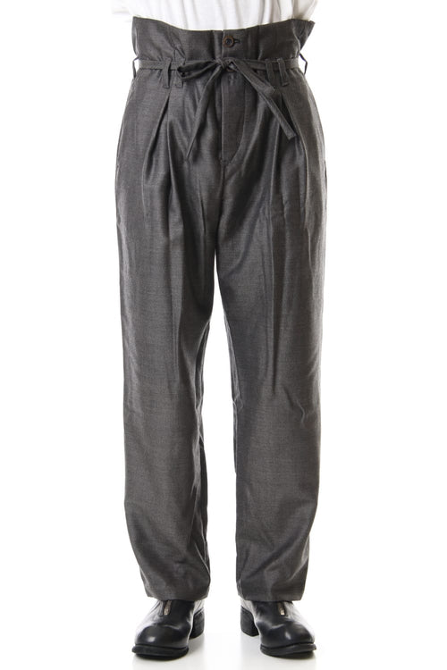 Wool Twill High West Pants - PA83-LW4 - individual sentiments