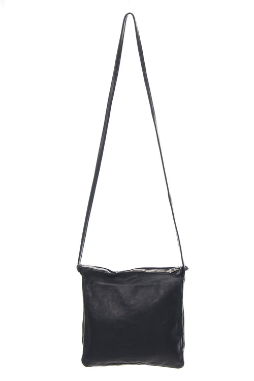 Leather Shoulder Bag Soft Kangaroo Full Grain Large 3 Pockets - PKT04M - GUIDI - Guidi