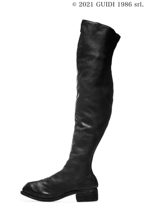 PL4 - Front Zip Over-The-Knee Boots - Guidi