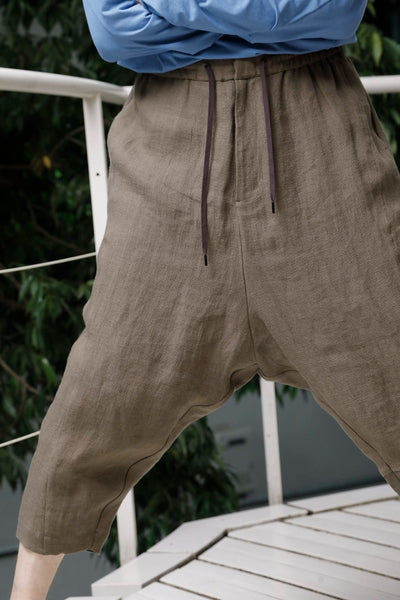 Relax pants     Linen combination - DEVOA