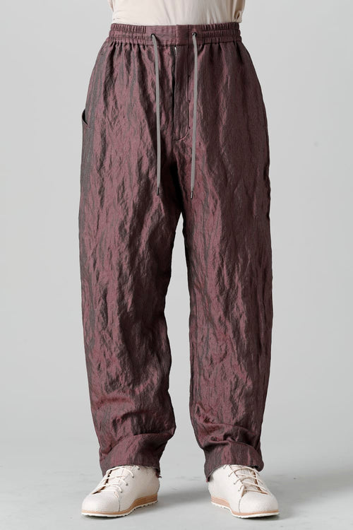 FASCINATE LIMITED Relax Pants Wine Stripe - DEVOA