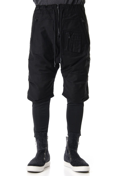 LAYERED PARACHUTE PANTS - RIPVANWINKLE - リップヴァンウィンクル