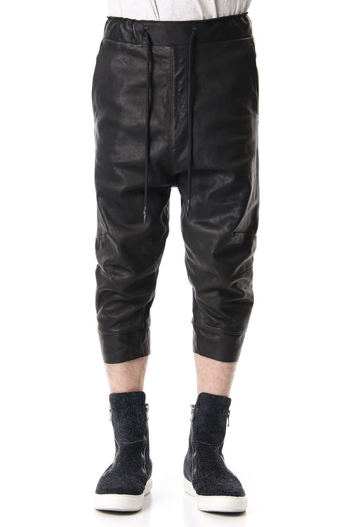 CROPPED LEATHER PANTS - RIPVANWINKLE