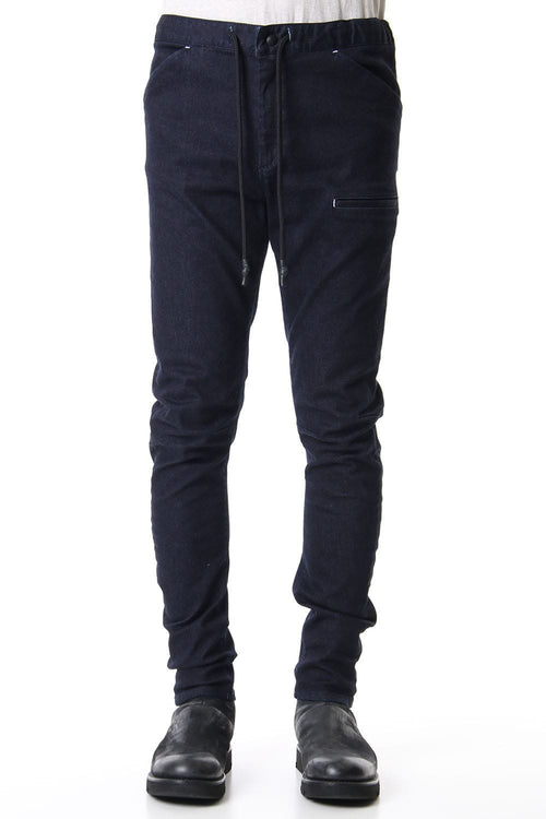 SLIM EASY PANTS Deep Indigo - RIPVANWINKLE - リップヴァンウィンクル