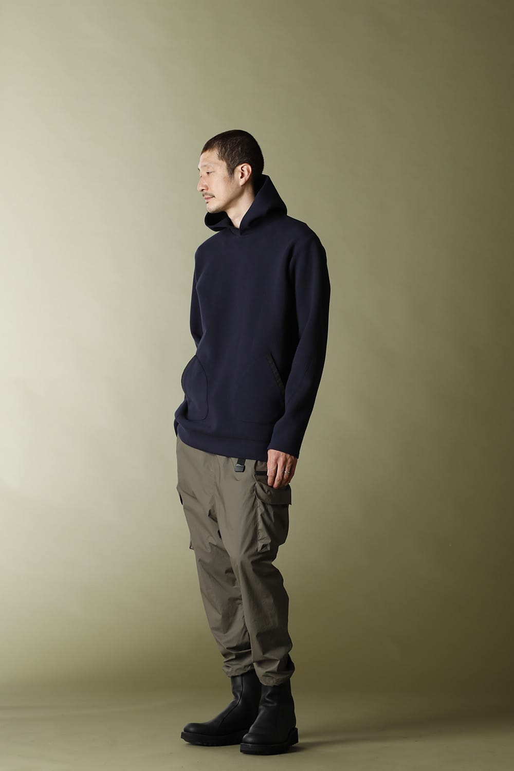 RB-312-Matt-Khaki | クロップド ブッシュパンツ Matt Khaki