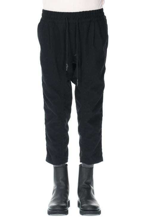 Cropped Easy Pants Black - RIPVANWINKLE