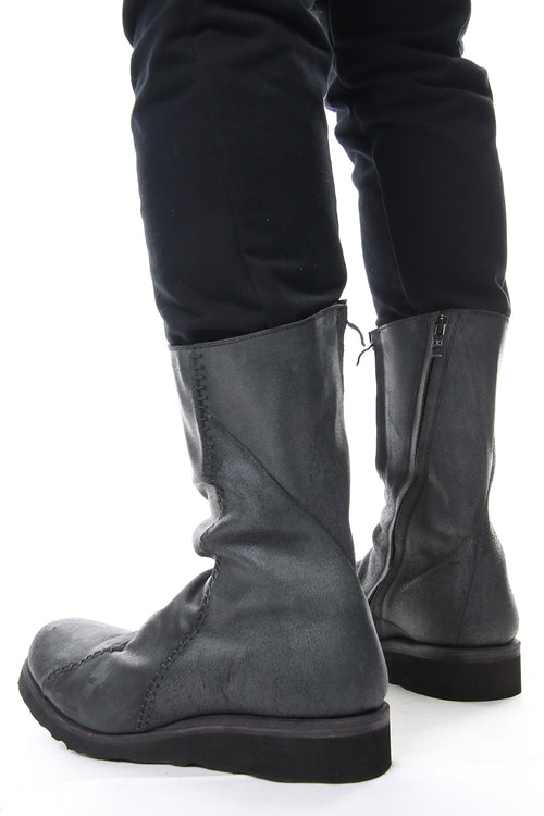 Long Boots Reverse Calf Leather (GUIDI) - DEVOA - デヴォア