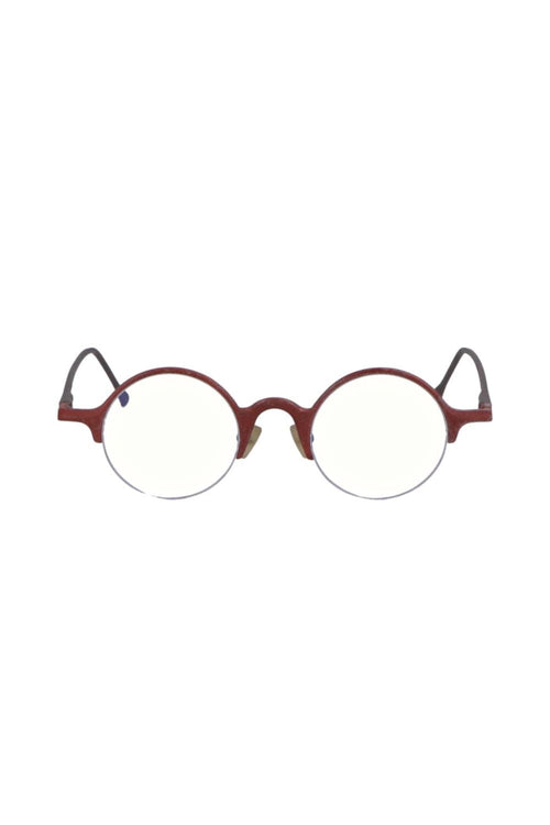 RG0131CU-RUST RED Round sunglasses A - RIGARDS