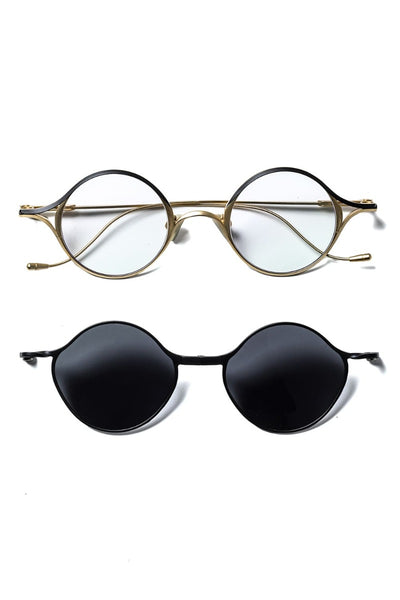 RIGARDS 10th Anniversary collaboration sunglasses GOLD+BLACK / BLACK - The Viridi-anne