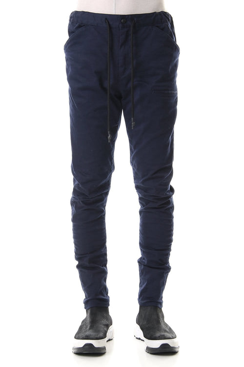 SLIM EASY PANTS Navy - RIPVANWINKLE - リップヴァンウィンクル