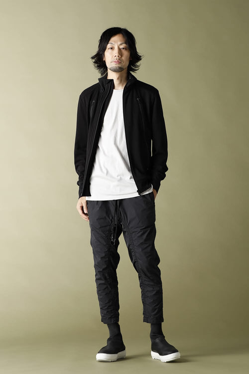 Cropped easy Pants Black - RIPVANWINKLE