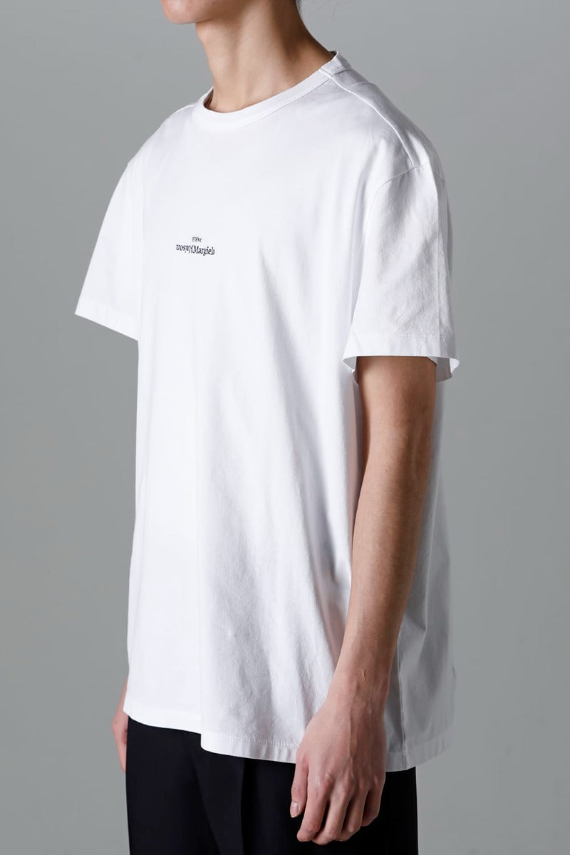 S30GC0701-White-Black-Embroidery | リバース ロゴ Tシャツ ホワイト ...