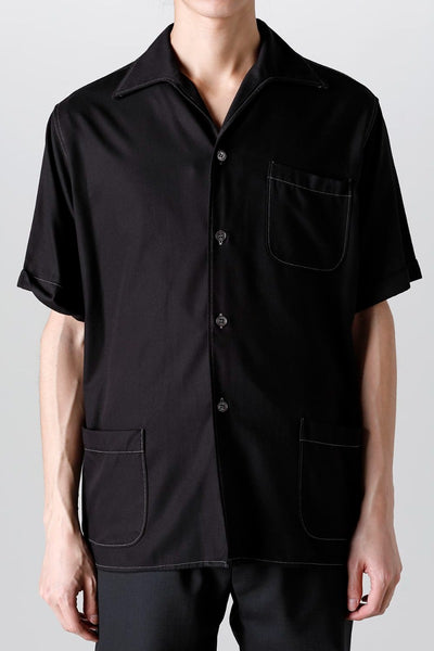 Short-Sleeved Shirt Black - Maison Margiela