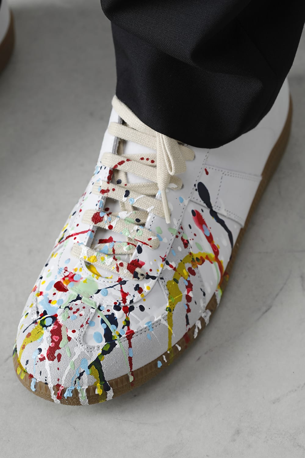  John Galliano 8044 Italian Designer Women Sneakers  Multicolored 6