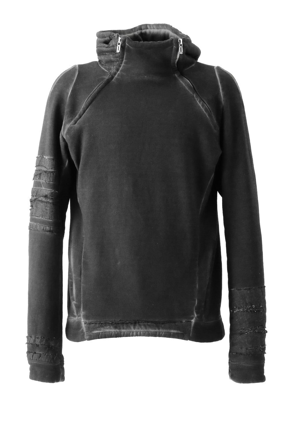 ST101-0037A-black | Product dyed Cold Dye Pullover Parka Black | D ...