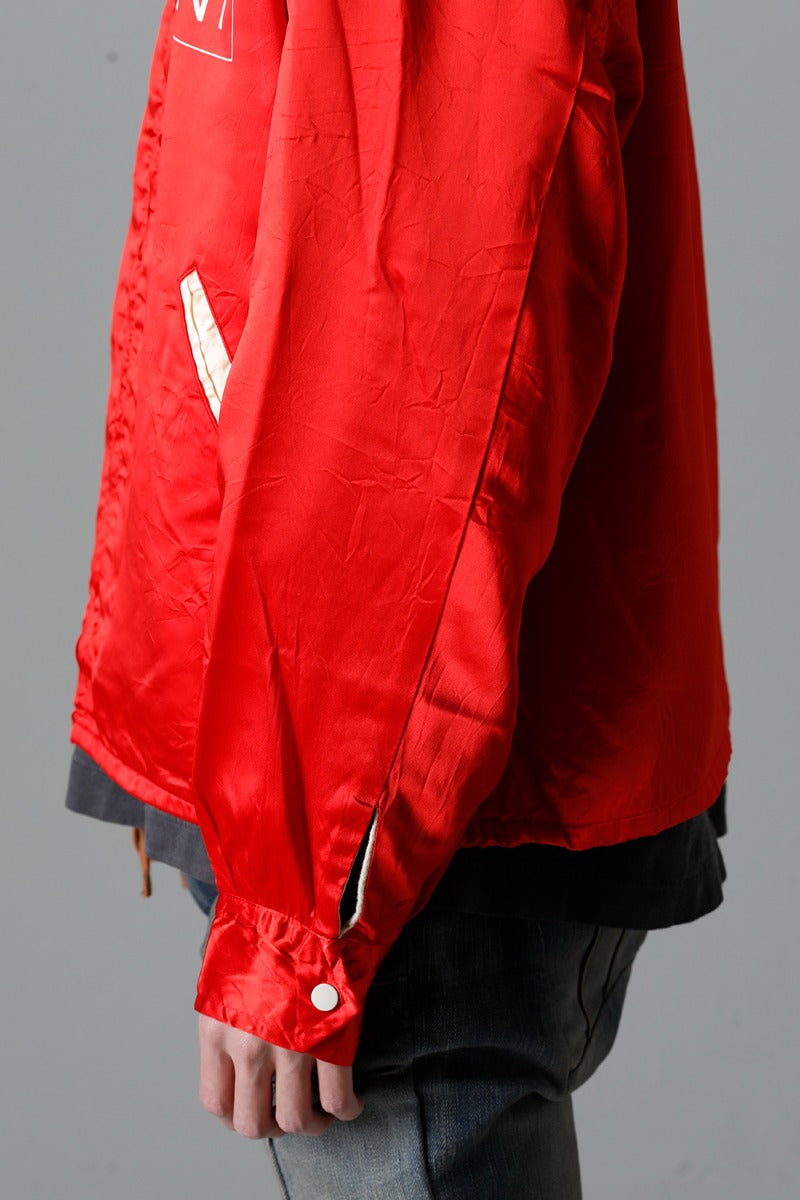 SAINT MICHAEL セントマイケル 23SS 日本製 Western Shirt Jacket ウエスタンシャツジャケット SM-S23-0000-070 L RED SAINT Mxxxxxx アウター【SAINT MICHAEL】