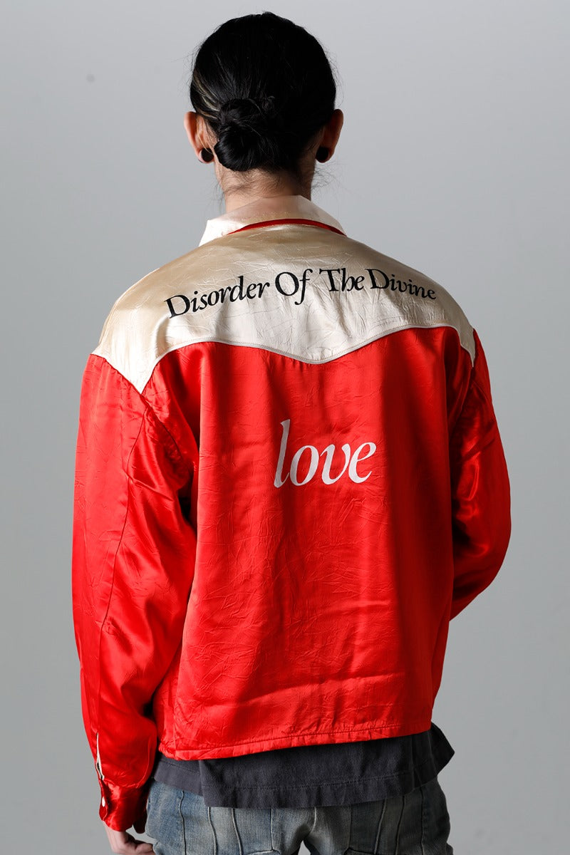 SAINT MICHAEL セントマイケル 23SS 日本製 Western Shirt Jacket ウエスタンシャツジャケット SM-S23-0000-070 L RED SAINT Mxxxxxx アウター【SAINT MICHAEL】