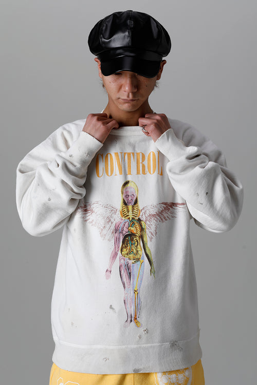 KOSUKE KAWAMURA × ©SAINT M×××××× Anatomy of Angel Sweat shirt - SAINT Mxxxxxx