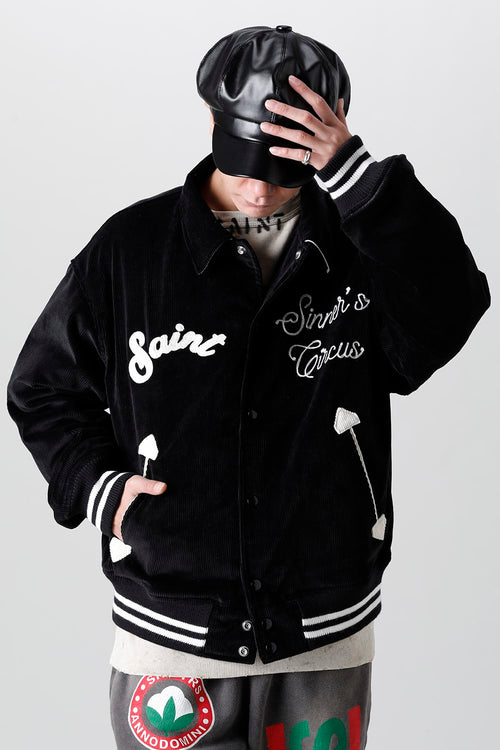 Corduroy Jacket Black - SAINT Mxxxxxx