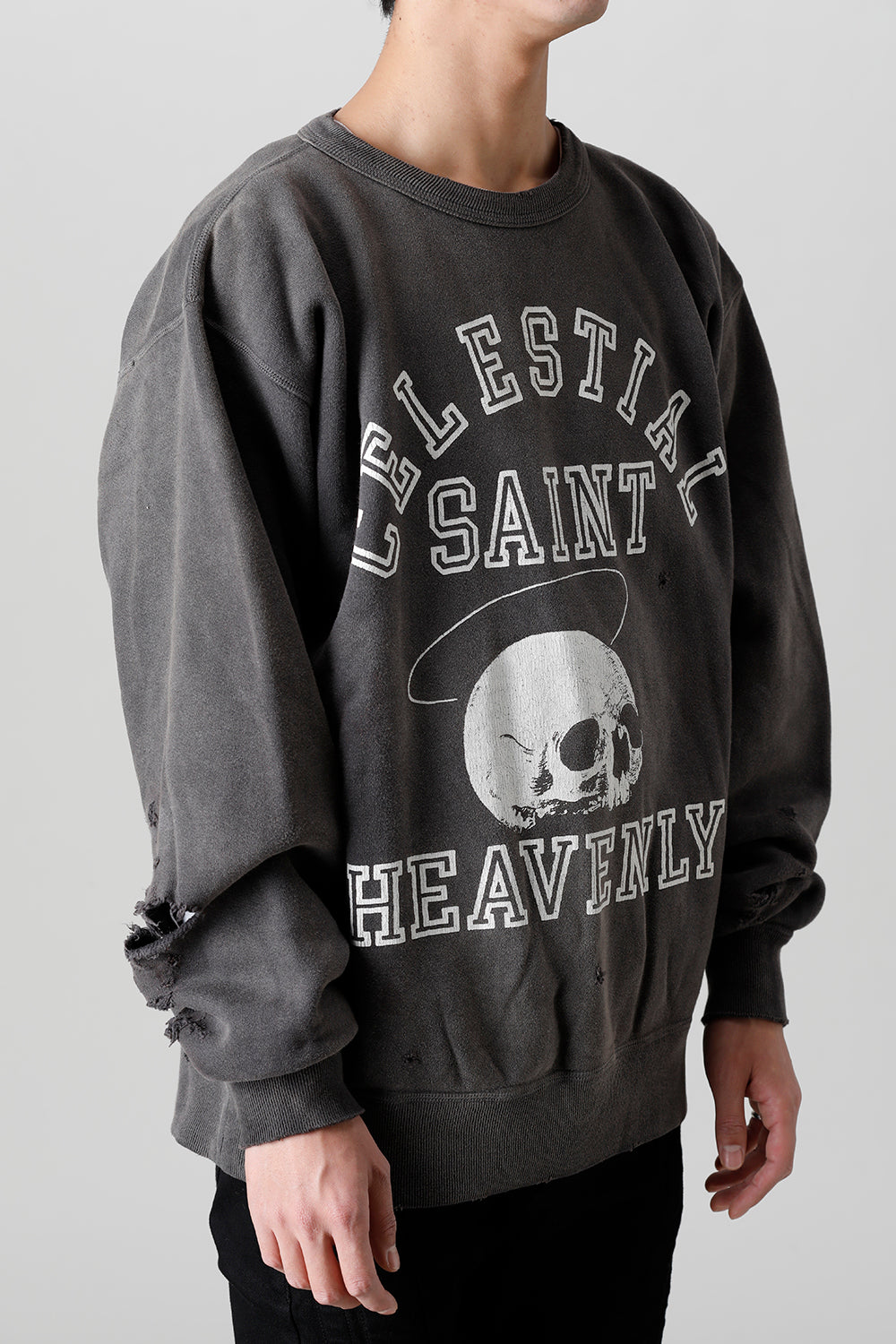 Skull Sweat shirt Black