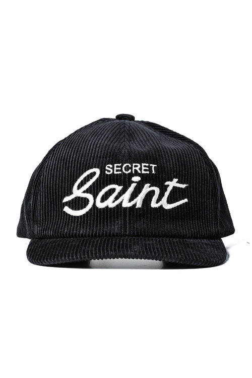 Corduroy Cap Black - SAINT Mxxxxxx