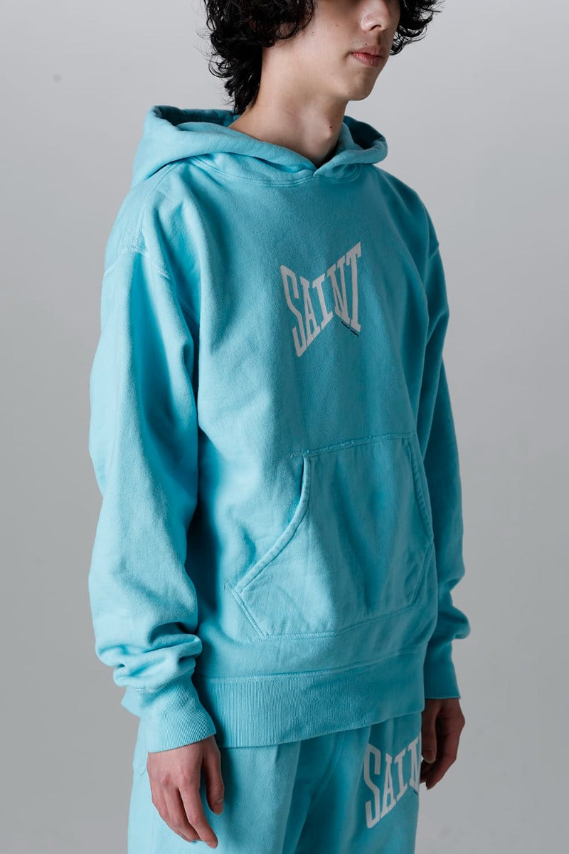 セントマイケル SAINT MICHAEL □ 23SS 【 HOODIE SAINT BLUE SM-S23