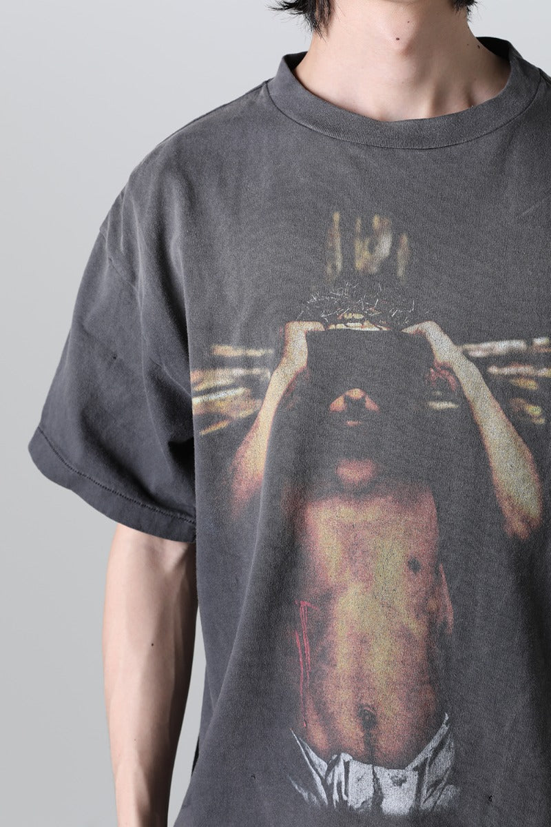 Saint Mxxxxxx 23ss Tシャツ WE LIVE HELL-