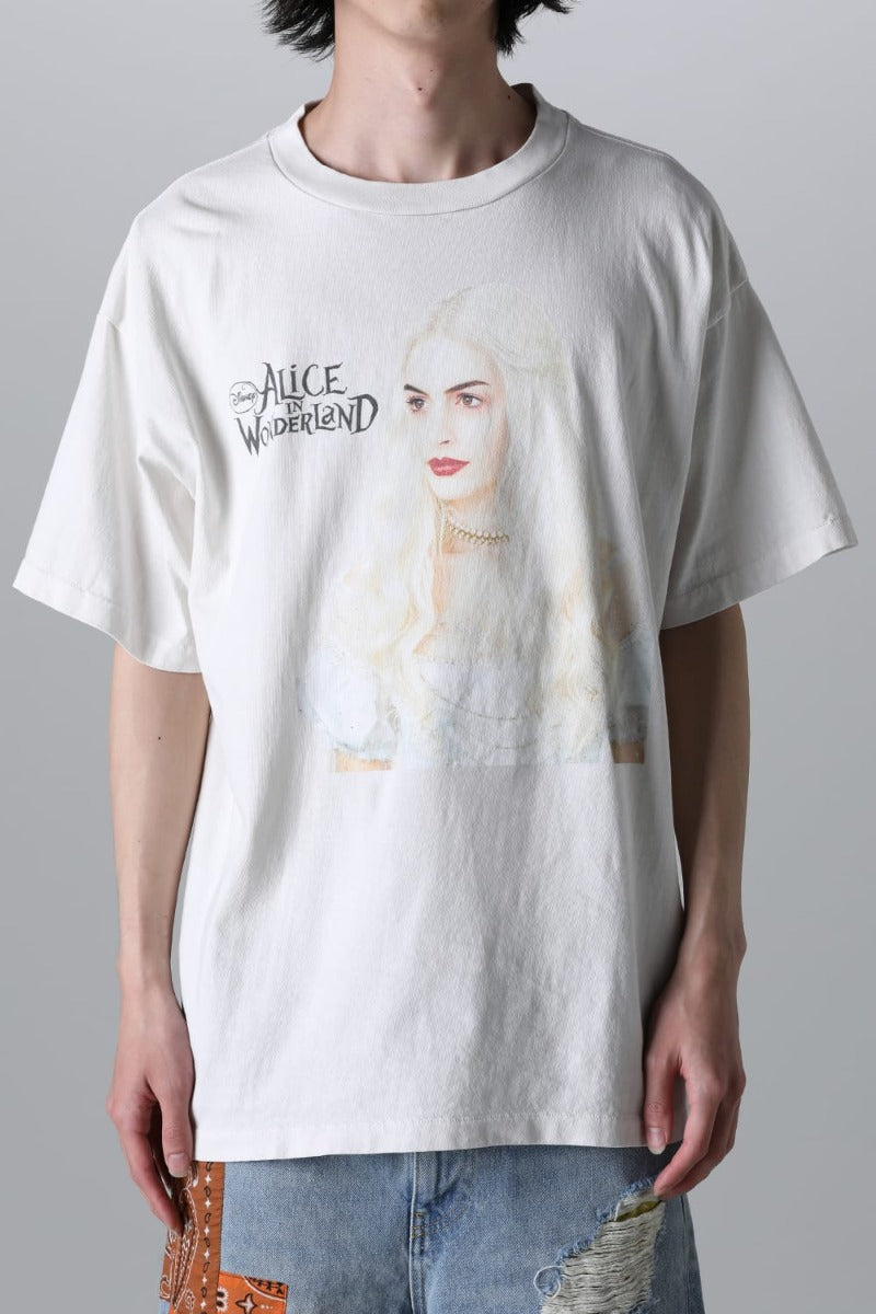 セントマイケル SAINT MICHAEL  23SS  SM-S23-0000-123 アリス・イン・ワンダーランドプリントTシャツ メンズ XXL