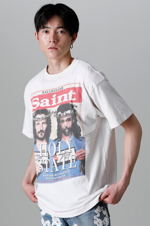 デニムティアーズ × セントマイケル "セントティアーズ" HOLY STATE ショートスリーブTシャツ - SAINT Mxxxxxx - セントマイケル