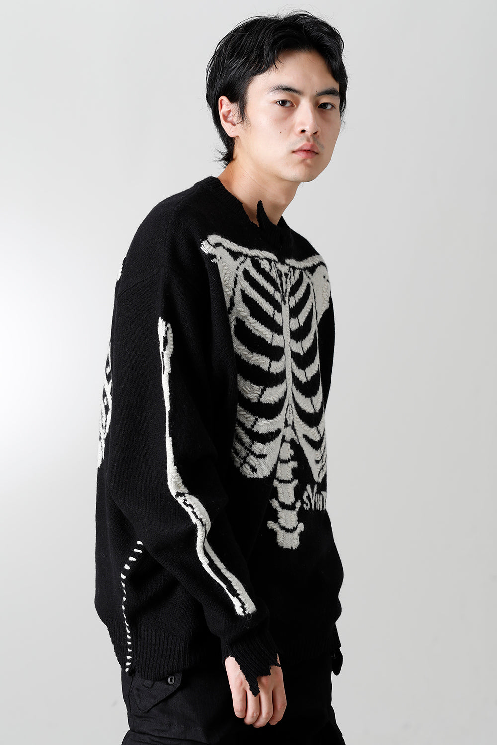 希望者のみラッピング無料】 saint ブラック L BONE KNIT VLONE x ...