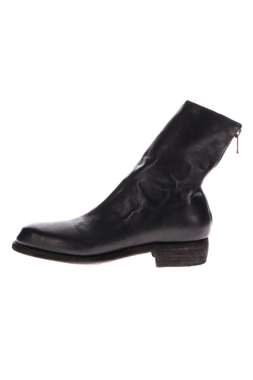 BACK ZIP BOOTS Horse  Full Grain Leather SB06 - Guidi