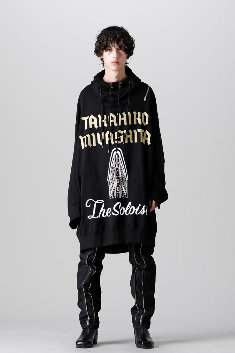 sc.0002AW22 | double zip balloon shaped hoodie 