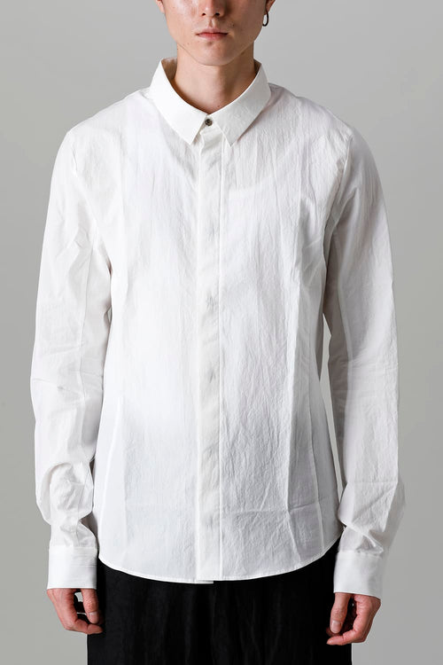 Unisex Woven Basic Shirts  White - individual sentiments