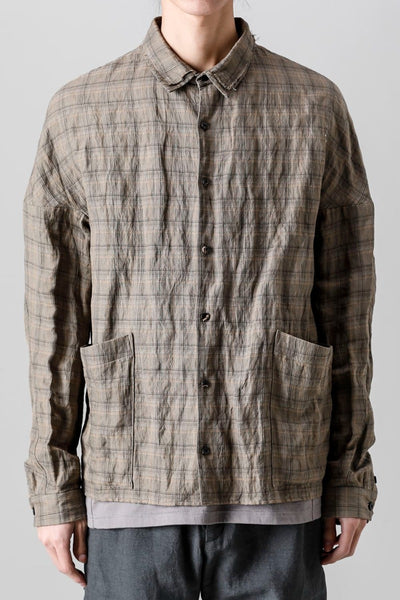 Check shirt viscose / cotton - DEVOA