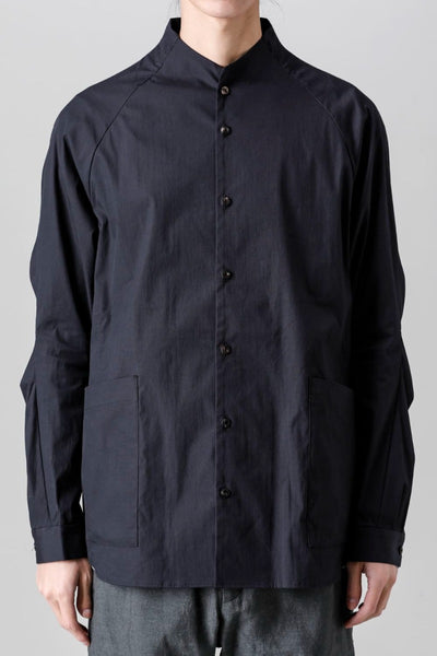 Shirt stretch cotton Black - DEVOA