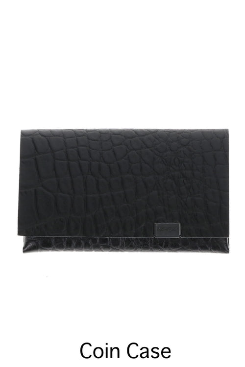 Shosa - No,No,Yes! Coin Case Embossing Croco Black - Shosa