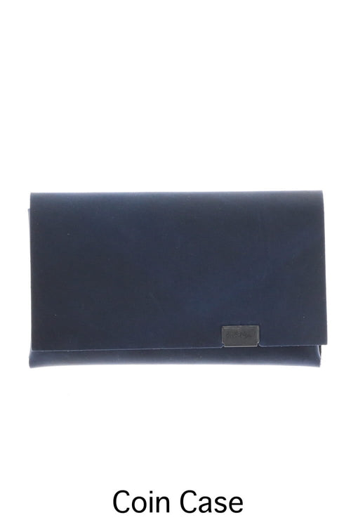 Shosa - No,No,Yes! Coin Case Nubuck Navy - Shosa