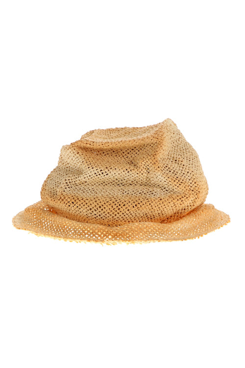 Paper Straw Hat Iron White - HORISAKI