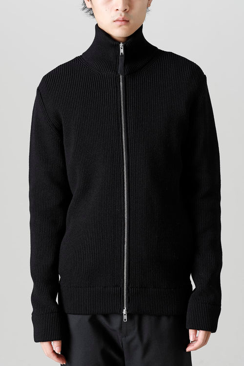 Driver's Zip Up Knit Black - Maison Margiela