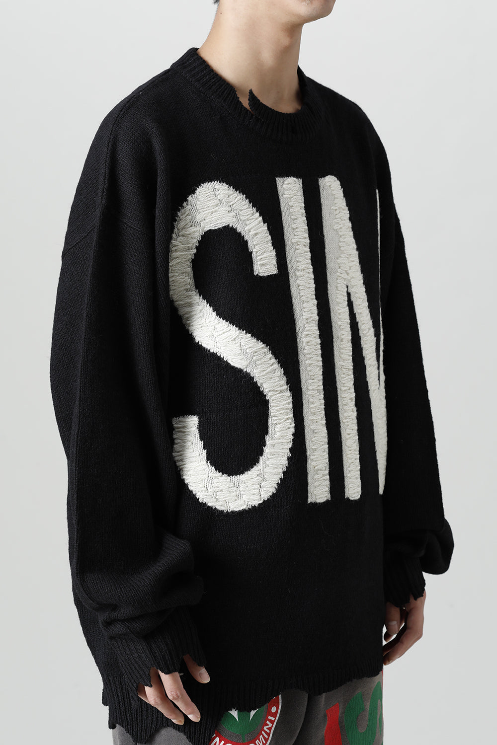 SM-A21-0000-039 | SIN Wool Sweater | SAINT Mxxxxxx | Online Store 