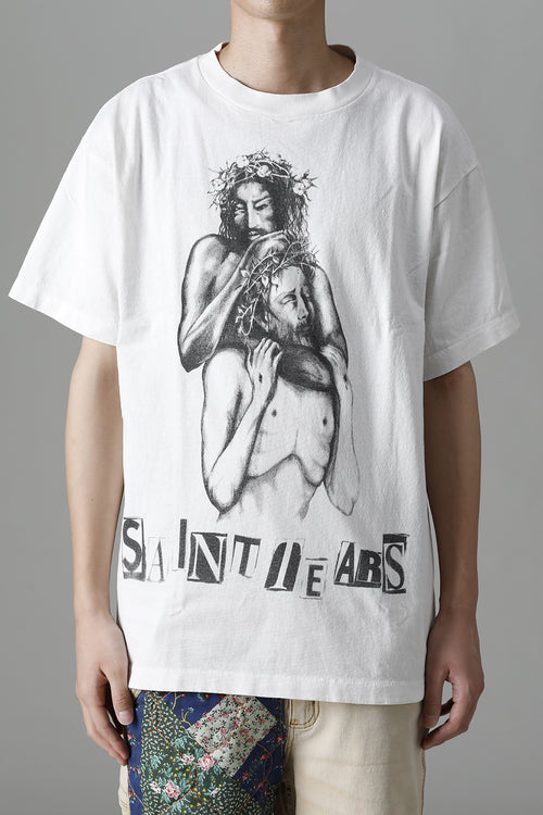 ©SAINT M×××××× × DENIM TEARS DBL Jesus Short sleeve T-shirt - SAINT Mxxxxxx