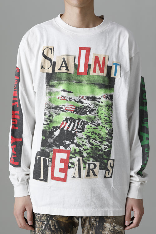 ©SAINT M×××××× × DENIM TEARS Landscape Long sleeve T-shirt - SAINT Mxxxxxx