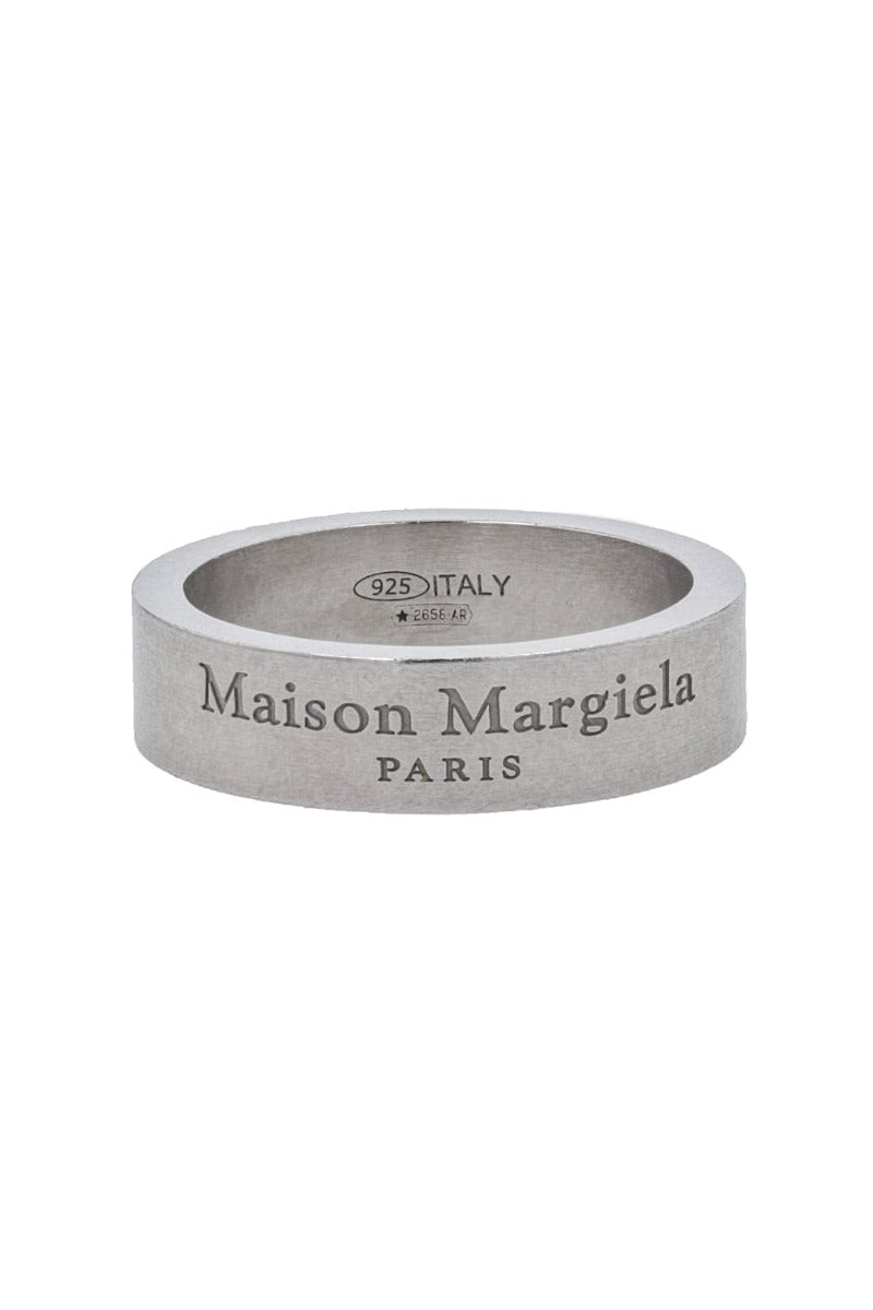 新品】Maison Margiela メゾンマルジェラ ロゴ リングメンズ - リング