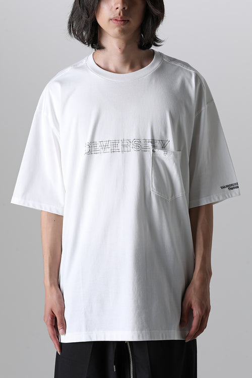 オーバーサイズ S/S ポケット Tシャツ (ダイバーシティー.) ホワイト - TAKAHIROMIYASHITATheSoloIst - タカヒロミヤシタザソロイスト